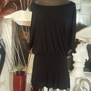 Sharagano black dress/top medium